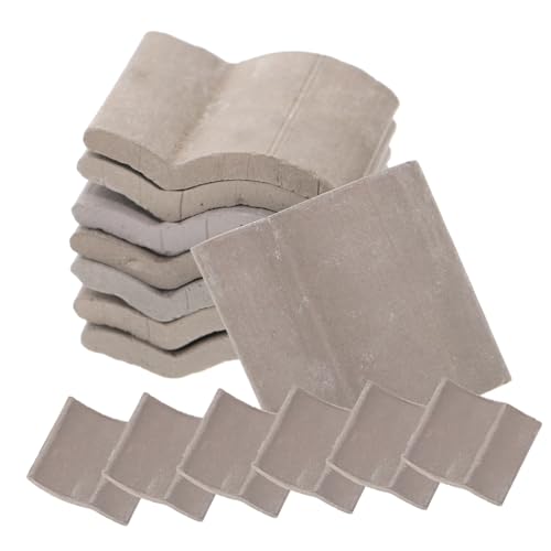 ifundom 60 Stück Teiliges Miniatur Ziegel aus Natürlichem Handgefertigte Sandtisch Fliesen für DIY Mikrolandschaft Robuste Mini Hausmodelle Bastelset für Architektur Liebhaber ifundom 60 Stück Teiliges Miniatur Ziegel aus Natürlichem Handgefertigte Sandtisch Fliesen für DIY Mikrolandschaft Robuste Mini Hausmodelle Bastelset für Architektur Liebhaber von ifundom