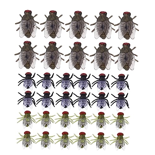 ifundom 60 Stück Teiliges Realistische Halloween Fliegen Scherzartikel für Partys Streich Requisiten Große und Kleine Fake Insekten für Ultimativen ifundom 60 Stück Teiliges Realistische Halloween Fliegen Scherzartikel für Partys Streich Requisiten Große und Kleine Fake Insekten für Ultimativen von ifundom