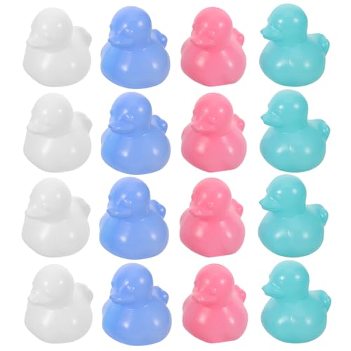 ifundom 64 Stück Mini-Enten Aus Kunststoff Schwimm-Enten Bällebad-Bälle Macaron-Ozeanbälle Für Spielzelt Dusche Geburtstagsparty Gastgeschenke von ifundom