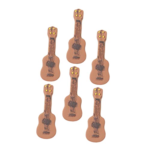 ifundom Miniatur-Gitarren-Foto-Requisiten Gefälschte Miniatur-Gitarre Als Schreibtisch- -zubehör für Jungen und Mädchen und Erwachsene von ifundom