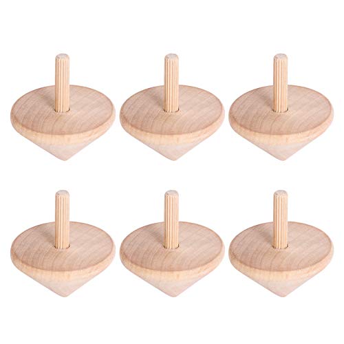 ifundom 6St Kreisel für kinderspielzeug Funny Toys Toy Set kinderhaben Slice Babys Bastelspitze Sachen Oben zu malen Pop Peg-Tops Tops Spitzenspiel hölzern Khaki ifundom 6St Kreisel für kinderspielzeug Funny Toys Toy Set kinderhaben Slice Babys Bastelspitze Sachen Oben zu malen Pop Peg-Tops Tops Spitzenspiel hölzern Khaki von ifundom