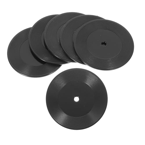 ifundom Miniatur Schallplatten Modell Puppenhaus Dekoration Mini Zubehör Schwarze Miniatur Schallplattendekoration Für Kreative Raumgestaltung ifundom Miniatur Schallplatten Modell Puppenhaus Dekoration Mini Zubehör Schwarze Miniatur Schallplattendekoration Für Kreative Raumgestaltung von ifundom