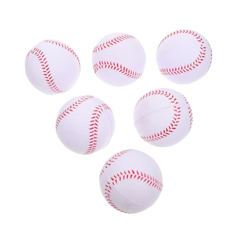 ifundom 6Stücke PU Baseball Für Kleinkinder Stressbälle Simulation Bälle Für Kleinkinder Sicher von ifundom