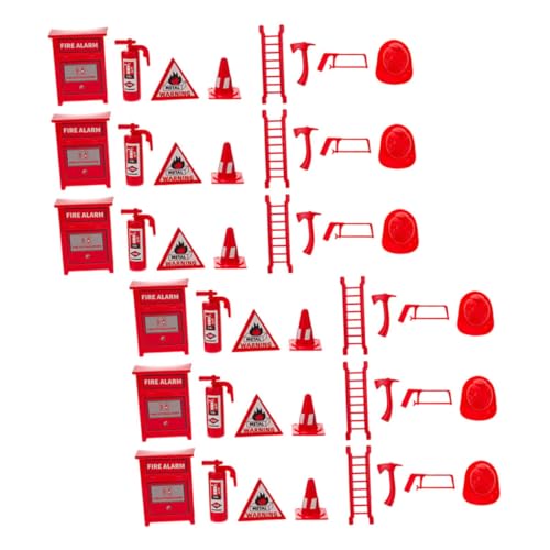ifundom 6er-Pack Feuerwehrmann-Spielzeug Handwerk Intellektuelles Spielzeug Für Jungen Und Mädchen Mini-feuerlöscher-Set Pädagogisches Feuerwehrzubehör ifundom 6er-Pack Feuerwehrmann-Spielzeug Handwerk Intellektuelles Spielzeug Für Jungen Und Mädchen Mini-feuerlöscher-Set Pädagogisches Feuerwehrzubehör von ifundom