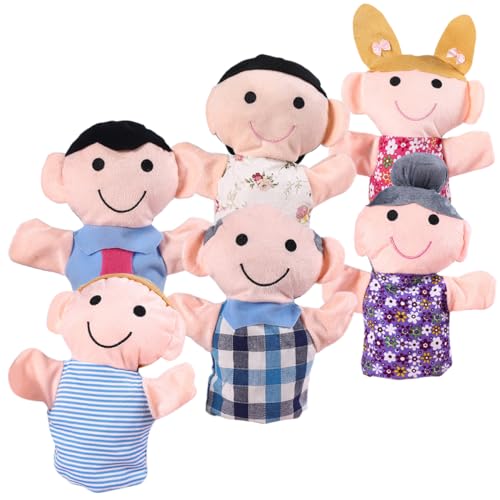 ifundom 6st Handpuppe Herstellung Interaktiv Albern Marionette Ratte Puppen Für Bausätze Plüsch Babys Kinderhandwerk Pp Baumwolle von ifundom