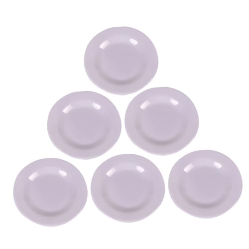 ifundom 6st Imitationsplatte Requisiten Für Das Layout Der Mini-hausszene Mini-geschirrmodell Winzige Haustablett-Ornamente Kleines Schüsselmodell Kleines Plattenmodell Miniteller Plastik ifundom 6st Imitationsplatte Requisiten Für Das Layout Der Mini-hausszene Mini-geschirrmodell Winzige Haustablett-Ornamente Kleines Schüsselmodell Kleines Plattenmodell Miniteller Plastik von ifundom