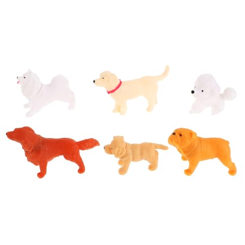 ifundom Kinderspielzeug Im Einzigartigen Stil 6 Stück Realistische Hundefiguren Für Jungen Und Mädchen Für Puppenhaus- Und Gartendekorationen ifundom Kinderspielzeug Im Einzigartigen Stil 6 Stück Realistische Hundefiguren Für Jungen Und Mädchen Für Puppenhaus- Und Gartendekorationen von ifundom