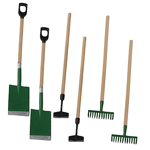ifundom Puppenhaus Garten Landschaft Modelle 6pcs Miniatur Garten Werkzeug Set Dekoration Spielzeug Für Mädchen Spielzeug von ifundom