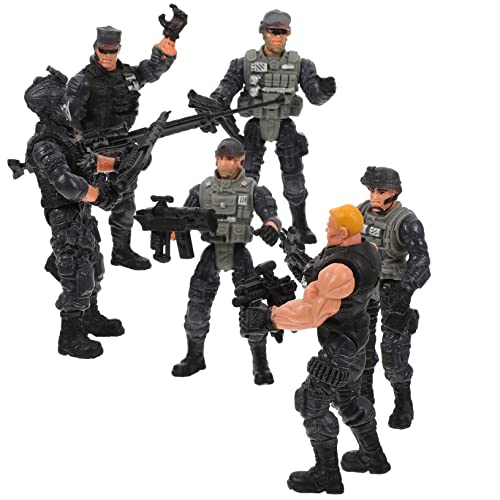 ifundom 6st Soldatenmodell Miniatur-armeemänner Miniatur-Soldaten- Figur Der Armeemänner Mini-Soldaten-Figuren Armeemänner Actionfiguren Soldaten Team Figur Mini-Puppen Plastik von ifundom