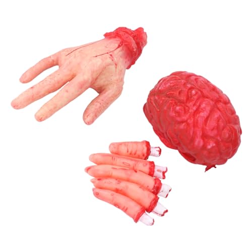 ifundom 7 Stück Halloween-Trickspielzeug Skelett Dekoration Und Halloween Horror Halloween grusel Geschenkeidee Halloween dekoartikel Outdoor kniffliges Streichquellen Vinyl von ifundom