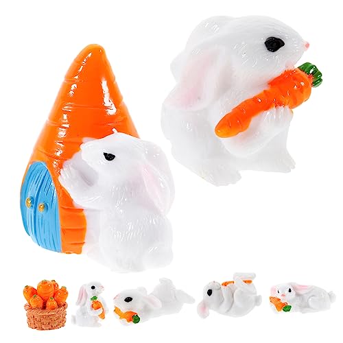 ifundom 7 Stück Rettich Xiaobai mikrofreie Landschaftsornamente DIY Sukkulenten Topfpflanzen Dekorationen Zubehör Puppenhaus Ornamente 7St Miniatur-Häschenfiguren weinachtsdeko ifundom 7 Stück Rettich Xiaobai mikrofreie Landschaftsornamente DIY Sukkulenten Topfpflanzen Dekorationen Zubehör Puppenhaus Ornamente 7St Miniatur-Häschenfiguren weinachtsdeko von ifundom