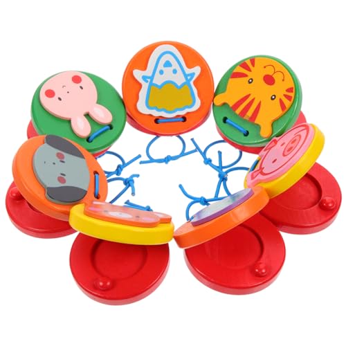 ifundom Musikalisches Kastagnettenspielzeug Für Jungen Und Mädchen 7-teiliges Vorschul-musikinstrumente-Tier-Flapper-Spielzeug Aus Holz Für Kleinkinder ifundom Musikalisches Kastagnettenspielzeug Für Jungen Und Mädchen 7-teiliges Vorschul-musikinstrumente-Tier-Flapper-Spielzeug Aus Holz Für Kleinkinder von ifundom