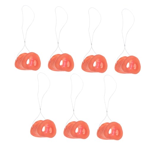 ifundom 7 Stück Teiliges Set Halloween Schweinenase für Elastische Tierkostüm Maske für Rollenspiele Fasching Halloween und Weihnachtsfeiern Lustiges Accessoire für Tierkostüme von ifundom