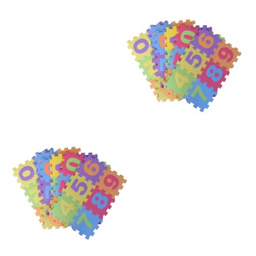 ifundom 72 Stück Alphabet-Matte Schaumstoff-bodenmatte Zahlenmatte Eva-bodenmatte -fußmatten Babyspiel-turnmatte Bodenspielmatte Für Babys Rätsel Puzzle Kind Teppich von ifundom