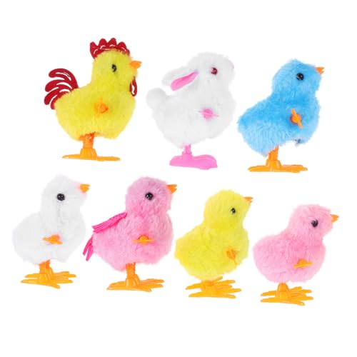 ifundom 7Stücke Teiliges Fluffy Küken und Hase Aufziehbare Hüpfende Küken für Ostern und Frühlingsfeiern Interaktives Partygeschenk und Füllmaterial für Osterkörbe ifundom 7Stücke Teiliges Fluffy Küken und Hase Aufziehbare Hüpfende Küken für Ostern und Frühlingsfeiern Interaktives Partygeschenk und Füllmaterial für Osterkörbe von ifundom