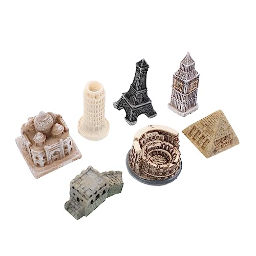 ifundom 7st Architekturdekor Turmventilatoren Miniaturen Baumodell Für Zu Hause Tischstatue Dekoration Freiheitsstatue-Figur Eiffelturm Architektur Statuen Lüfterturm Kunstharz ifundom 7st Architekturdekor Turmventilatoren Miniaturen Baumodell Für Zu Hause Tischstatue Dekoration Freiheitsstatue-Figur Eiffelturm Architektur Statuen Lüfterturm Kunstharz von ifundom