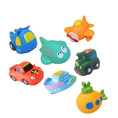 ifundom 7st Badewanne Spielzeug Badespielzeug Spielzeuge Spielzeug Für Kleinkinder Wassersprühspielzeug Verkehrsauto Singen von ifundom