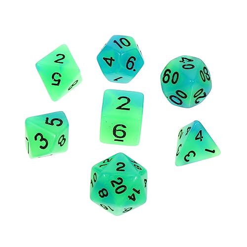 ifundom 7st Leuchtende Facetten Reiche Würfel Partywürfel Würfel Für Rollenspiele Lustige Würfel Spiel Kleine Würfel Brettspiele Würfel Requisiten Für Brettspiele Spielwürfel Blue Harz ifundom 7st Leuchtende Facetten Reiche Würfel Partywürfel Würfel Für Rollenspiele Lustige Würfel Spiel Kleine Würfel Brettspiele Würfel Requisiten Für Brettspiele Spielwürfel Blue Harz von ifundom