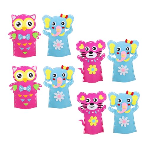 ifundom 8 Sets DIY Tierhandpuppe Die Marionetten Outdoor Puppen Kinderspielzeug Kinderstrumpf Stoffpuppenspielzeug Handpuppenherstellung Manuelles DIY Vlies ifundom 8 Sets DIY Tierhandpuppe Die Marionetten Outdoor Puppen Kinderspielzeug Kinderstrumpf Stoffpuppenspielzeug Handpuppenherstellung Manuelles DIY Vlies von ifundom