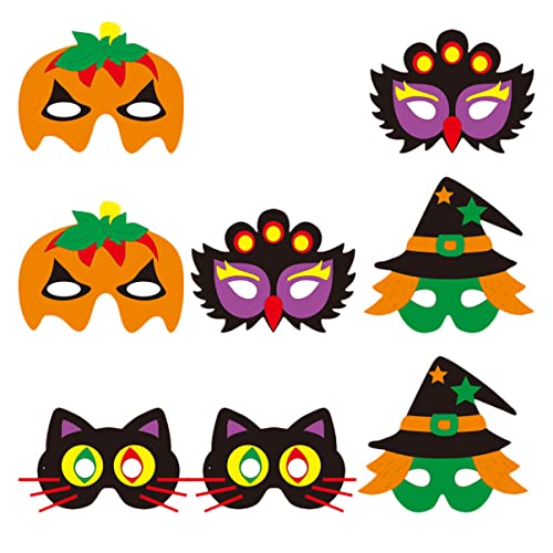ifundom 8 Sets Halloween Maske Halloween Kostüme Masken Gesichtsmaske Bekleidung Kinderkleid Kinderkleidung Kreative Kinderbasteleien Partymaske Halloween Dekorative Maske Partybedarf ifundom 8 Sets Halloween Maske Halloween Kostüme Masken Gesichtsmaske Bekleidung Kinderkleid Kinderkleidung Kreative Kinderbasteleien Partymaske Halloween Dekorative Maske Partybedarf von ifundom
