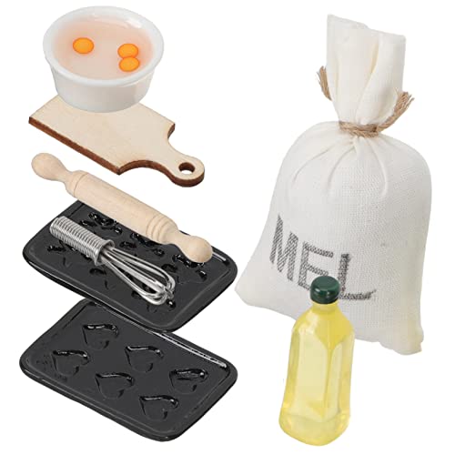 ifundom 8 Stück Puppenhaus kinderspielzeug für Toy Kitchen Children Toys küche Kid Toys Simulation Backzubehör Küchenutensilien für kleine Häuser Holz ifundom 8 Stück Puppenhaus kinderspielzeug für Toy Kitchen Children Toys küche Kid Toys Simulation Backzubehör Küchenutensilien für kleine Häuser Holz von ifundom