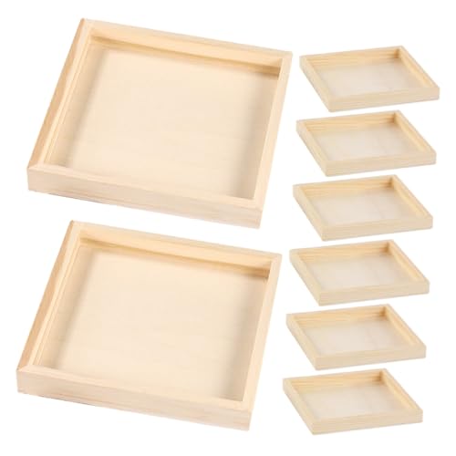 ifundom 8 Stück Teiliges Holz Puzzle Sortier Tablett Puzzle Aufbewahrungstabletts aus Stabilem Holz für Nahtloses Puzzeln und Familienzeit Rechteckige Organizer für Erwachsene ifundom 8 Stück Teiliges Holz Puzzle Sortier Tablett Puzzle Aufbewahrungstabletts aus Stabilem Holz für Nahtloses Puzzeln und Familienzeit Rechteckige Organizer für Erwachsene von ifundom