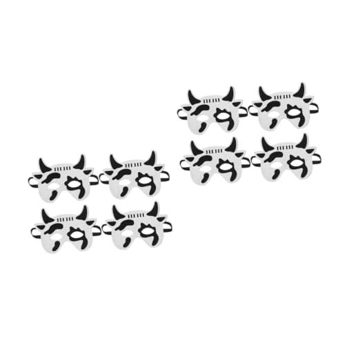 ifundom 8 Stück Teiliges Kindermasken Set aus Leichtem Vliesstoff Niedliche Cartoon Tiermasken für Geeignet als Party und Halloween Kostümzubehör für Rollenspiele und Tier Mottopartys von ifundom