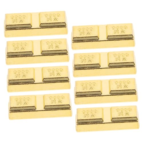 ifundom 8 Stück Teiliges Künstliche aus Zinklegierung Realistische Goldfarbene Dekoration Langlebiges Feng Shui Kunsthandwerk für Büro und Zuhause Kompakte Geschenkfähig ifundom 8 Stück Teiliges Künstliche aus Zinklegierung Realistische Goldfarbene Dekoration Langlebiges Feng Shui Kunsthandwerk für Büro und Zuhause Kompakte Geschenkfähig von ifundom