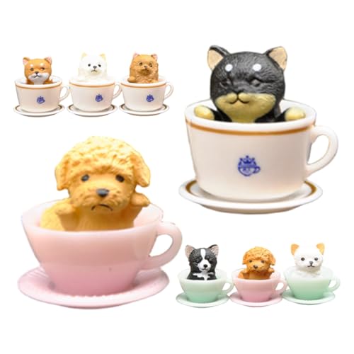 ifundom 8 Stück Teiliges Mini Katzen Hunde-Figuren Realistische Katzen Welpenornamente mit Detailgetreuem Design als Puppenhaus-zubehör Kuchendeko und Miniaturlandschaftsschmuck ifundom 8 Stück Teiliges Mini Katzen Hunde-Figuren Realistische Katzen Welpenornamente mit Detailgetreuem Design als Puppenhaus-zubehör Kuchendeko und Miniaturlandschaftsschmuck von ifundom