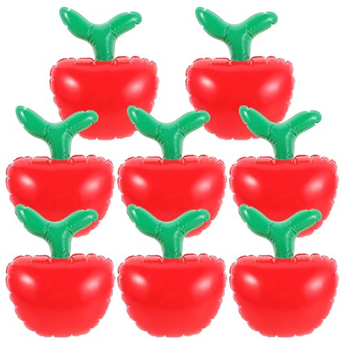 ifundom 8 Stück aufblasbare Obstballons, Partydekor zum Thema Obst, für den Schulanfang, Klassenzimmerdekorationen, Kinderpartygeschenk, Bleistift-Requisiten, PVC, zum Aufhängen, aufblasbares Dekor von ifundom