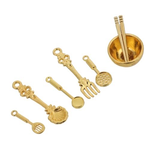 ifundom 8-Teiliges Set Miniatur -Tabellengeschirrmodell Puppenhausdekoration Puppenspielsets tun so, DASS sie Geschirr-Modell Legierung Golden ifundom 8-Teiliges Set Miniatur -Tabellengeschirrmodell Puppenhausdekoration Puppenspielsets tun so, DASS sie Geschirr-Modell Legierung Golden von ifundom