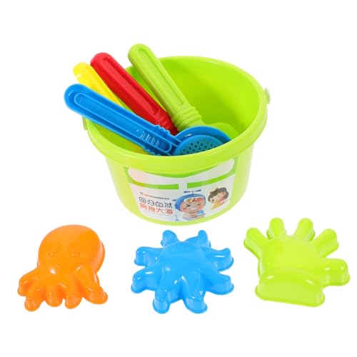 ifundom 8 Teiliges Strandspielzeug Set Für Sandspielzeug Mit Schaufel Eimer Und Formen Zufälligen Farben Perfekt Für Sandburgen Und Strandspaß Für Jungen Und ädchen von ifundom