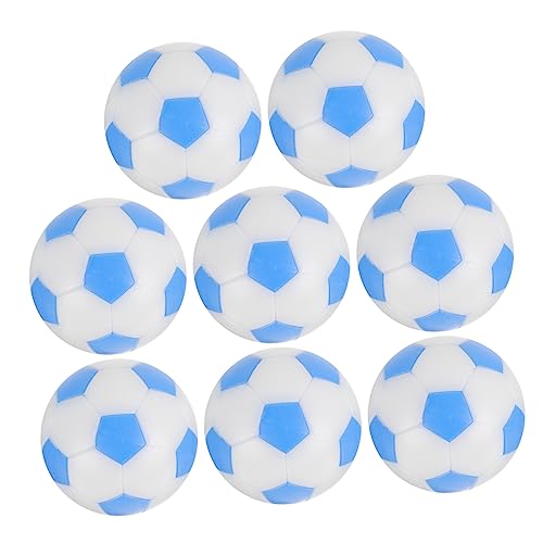 ifundom 8 Stücke Schreibtisch Fußball Spiel Mini Fußball Für Fußball Tisch Sky/weiß Kunststoff Für Tabletop Spielen von ifundom