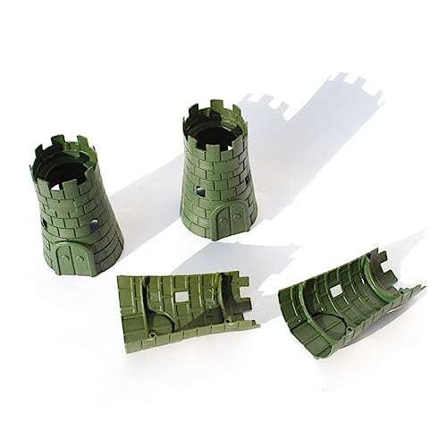 ifundom 88 Stück Teiliges Soldaten Spielset mit Plastik Modellfiguren Militärisches Sandbox Modell für Kreative Spielideen und Gemeinsames für Jahren von ifundom
