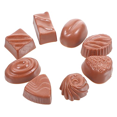 ifundom 8St Simulationsschokolade Schokoladenperlen simulierte Schokolade künstlich Schokoladen-Accessoire Schokoladen-Verzierung gefälschte Schokolade Desktop-Schokoladenmodell PVC Coffee ifundom 8St Simulationsschokolade Schokoladenperlen simulierte Schokolade künstlich Schokoladen-Accessoire Schokoladen-Verzierung gefälschte Schokolade Desktop-Schokoladenmodell PVC Coffee von ifundom