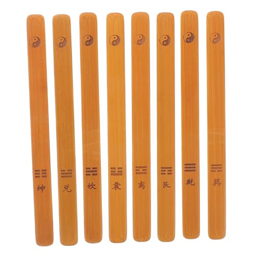 ifundom 8Stücke Gravierte Bambus Wahrsagestäbchen Chinesische Wahrsagung Zur Einweihung Und Geburtstagsfeier Vintage Sticks Für Anfänger Und Partys Buddhismus von ifundom