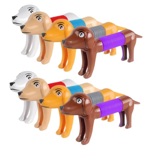 ifundom 8stücke Teiliges Mini Hundespielzeug Aus Teleskop-röhren Stressabbau Tube Spielzeug Für Hunde Und Interaktive Fidget-spielzeuge Farben von ifundom