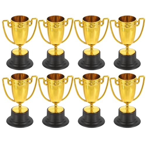 ifundom 8Stücke Kleiner Trophäen für Kinder Auszeichnungspreise Goldene Trophäenbecher für Schulwettbewerbe Partys Kinderbelohnungen Langlebiges Material ifundom 8Stücke Kleiner Trophäen für Kinder Auszeichnungspreise Goldene Trophäenbecher für Schulwettbewerbe Partys Kinderbelohnungen Langlebiges Material von ifundom