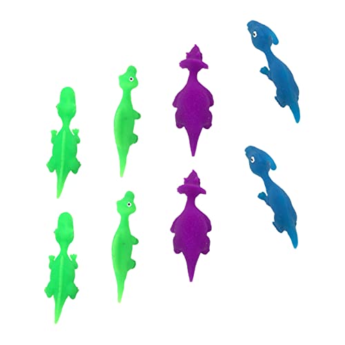 ifundom 8Stücke Teiliges Dinosaurier Fingerspielzeug TPR für Zufällige Farben für Partys und Fördert Freude und Interaktion ifundom 8Stücke Teiliges Dinosaurier Fingerspielzeug TPR für Zufällige Farben für Partys und Fördert Freude und Interaktion von ifundom