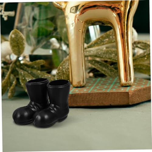 ifundom 9 Paar Mini-weihnachtsmannstiefel: Weihnachts-Miniatur-schuhmodell Zum Basteln – Weihnachts-puppenhaus-Dekoration Für DIY-projekte, Heimfest- von ifundom