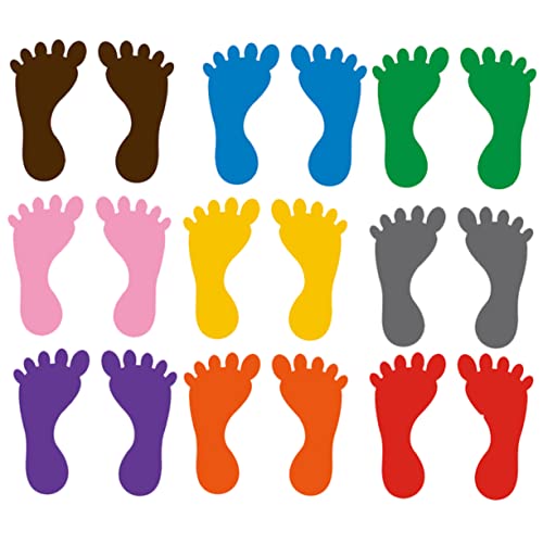 ifundom 9 Paare Fußabdruckaufkleber Zubehör für Kindergartenaktivitäten Bodendekoration Fußabdruck-Aufkleber DIY Fußabdruck Aufkleber Cartoon-Leitfaden-Bodenaufkleber PVC Zufällige Farbe ifundom 9 Paare Fußabdruckaufkleber Zubehör für Kindergartenaktivitäten Bodendekoration Fußabdruck-Aufkleber DIY Fußabdruck Aufkleber Cartoon-Leitfaden-Bodenaufkleber PVC Zufällige Farbe von ifundom