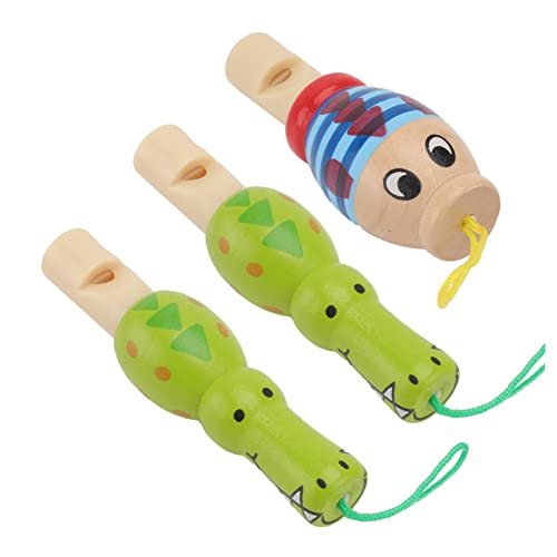ifundom 9 Stk Tierpfeifen aus Holz pädagogisches Musikinstrument Tierpfeifen für Kinder Cartoon-Pfeife-Spielzeug kinderinstrumente kinder musikinstrumente hölzern kleine Pfeife Bambus von ifundom