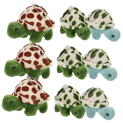 ifundom 9 Stück Schildkröten Schlüsselanhänger Plüsch Schildkröte Anhänger Plüschspielzeugpuppe Kuscheltier Rucksack-Schildkröten-Anhänger Plüsch-Schildkröten-Anhänger PP Baumwolle ifundom 9 Stück Schildkröten Schlüsselanhänger Plüsch Schildkröte Anhänger Plüschspielzeugpuppe Kuscheltier Rucksack-Schildkröten-Anhänger Plüsch-Schildkröten-Anhänger PP Baumwolle von ifundom