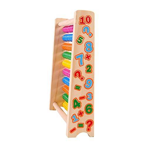 ifundom 10 Reihen 100 Perlen Holz-abakus – Mathe-lernspielzeug Für Kinder Entwicklung Logischer Und Koordinativer Fähigkeiten von ifundom
