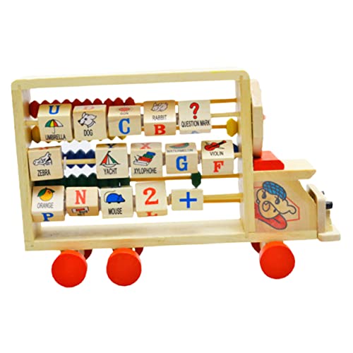 ifundom Holz-abakus-Spielzeug Für Kinder Zählwerkzeug Frühes Pädagogisches Mathematik-lernspielzeug Kompakt Und Leicht von ifundom