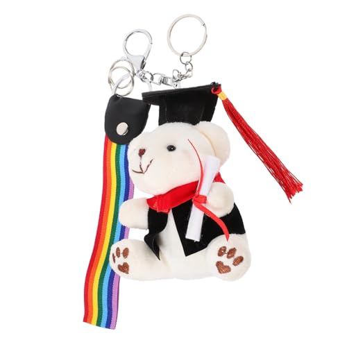 ifundom Graduation Bär Schlüsselanhänger Kuscheltier Mit Süßem Design Als Praktisches Für Abschlussfeiern Plüschbär Für Taschen Rucksäcke Und Mehr ifundom Graduation Bär Schlüsselanhänger Kuscheltier Mit Süßem Design Als Praktisches Für Abschlussfeiern Plüschbär Für Taschen Rucksäcke Und Mehr von ifundom