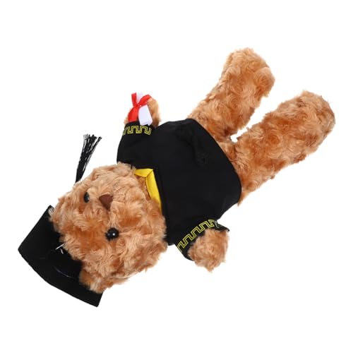 ifundom Abschlussbär Puppe Abschlussbär DIY Ausgestopfte Bären Party Dekorativer Plüschbär Abschlussplüsch Abschlussplüsch Ausgestopfte Bären Pp Baumwolle von ifundom