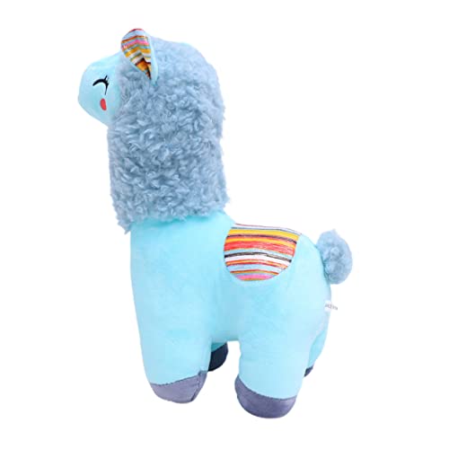 ifundom Alpaka-Plüschtier Puppe Plüschgefüllter Mädchen Tierspielzeug Alpaka-Schmuck Alpaka- Baumwolle Blue ifundom Alpaka-Plüschtier Puppe Plüschgefüllter Mädchen Tierspielzeug Alpaka-Schmuck Alpaka- Baumwolle Blue von ifundom
