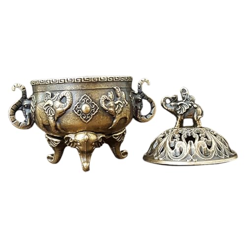 ifundom Antiker Bronze -Weihrauchbrenner Räucherkegelhalter Brennerhalter Räucherstäbchenbrenner Räucherstäbchenhalter aus Metall Incents-Sticks-Halter Räucherschale Kupfer Dark Brown ifundom Antiker Bronze -Weihrauchbrenner Räucherkegelhalter Brennerhalter Räucherstäbchenbrenner Räucherstäbchenhalter aus Metall Incents-Sticks-Halter Räucherschale Kupfer Dark Brown von ifundom