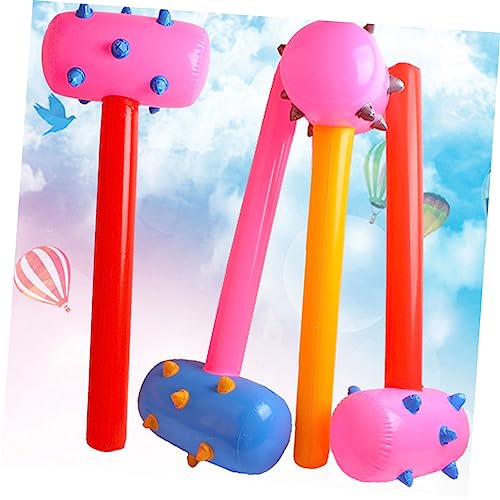 ifundom 2stücke Aufblasbarer Hammer Aus Pvc Buntes Spielzeug Für Junge Mädchen Begeistert Jungen Und Mädchen Lustige Party-requisiten Für Zuhause Und Ktv von ifundom